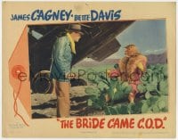 5b244 BRIDE CAME C.O.D. LC 1941 James Cagney & Bette Davis stranded in the desert by cactus!
