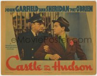 5b266 CASTLE ON THE HUDSON LC 1940 John Garfield is grabbed by angry prison guard!