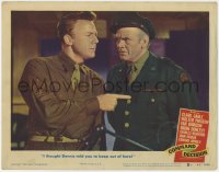 5b283 COMMAND DECISION LC #8 1948 Van Johnson told Charles Bickford to stay out of there!