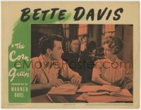 5b289 CORN IS GREEN LC 1945 Bette Davis stares at young smiling John Dall doing homework!