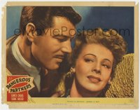5b301 DANGEROUS PARTNERS LC #2 1945 James Craig & Signe Hasso are partners in adventure & love!