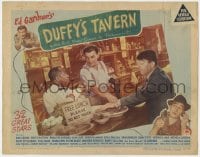 5b344 DUFFY'S TAVERN LC #8 1945 Eddie Green watches Ed Gardner stop man from grabbing free lunch!