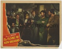 5b378 FLAME OF NEW ORLEANS LC 1941 men in bar smiling at Marlene Dietrich grabbed by Bruce Cabot!