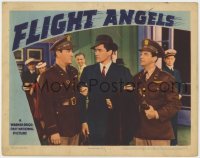 5b381 FLIGHT ANGELS LC 1940 Dennis Morgan is restrained by two officers!