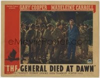 5b406 GENERAL DIED AT DAWN LC 1936 mercenary Gary Cooper is captured by Chinese soldiers!