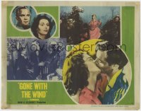 5b428 GONE WITH THE WIND LC #5 R1954 art of Clark Gable, Vivien Leigh, Barbara O'Neil & Mitchell!