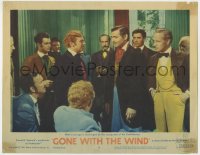 5b427 GONE WITH THE WIND LC #4 R1961 Clark Gable's courage is challenged by Confederate men!
