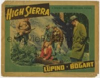 5b464 HIGH SIERRA LC 1941 Jerome Cowan w/ Ida Lupino kneeling by Humphrey Bogart's body!