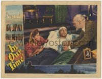 5b488 IN OUR TIME LC 1944 close up of Ida Lupino & wounded Paul Henreid with doctor!