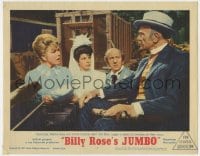 5b506 JUMBO LC #7 1962 Dean Jagger about to forclose on Doris Day, Martha Raye & Jimmy Durante!