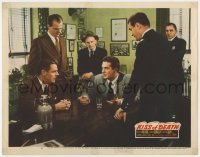 5b520 KISS OF DEATH LC #6 1947 Karl Malden watches Victor Mature & Brian Donlevy seated at desk!