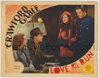 5b550 LOVE ON THE RUN LC 1936 Reginald Owen & Mona Barrie tell Crawford & Tone they both lose!