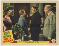 5b582 MEN OF BOYS TOWN LC 1941 Mickey Rooney can't believe Spencer Tracy wants him to leave!