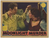5b598 MOONLIGHT MURDER LC 1936 Madge Evans won't let Donald Renaldo ruin another girl's life!