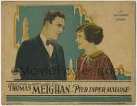 5b676 PIED PIPER MALONE LC 1924 romantic c/u of Thomas Meighan & Lois Wilson smiling at each other!