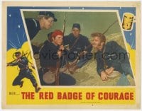 5b706 RED BADGE OF COURAGE LC #3 1951 Audie Murphy, John Huston, from Stephen Crane Civil War novel!