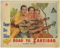 5b729 ROAD TO ZANZIBAR LC 1941 best c/u of Bing Crosby, Bob Hope & Dorothy Lamour w/instruments!