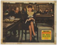 5b735 ROXIE HART LC 1942 great full-length image of sexy criminal Ginger Rogers in court!