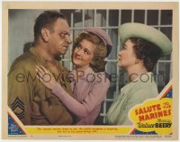 5b743 SALUTE TO THE MARINES LC #7 1943 Wallace Beery bailed out of jail by Bainter & Maxwell!