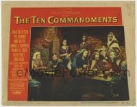 5b849 TEN COMMANDMENTS LC #2 1956 DeMille classic, John Carradine & more listen to Charlton Heston!