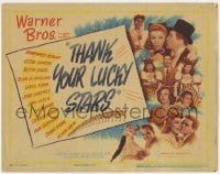 5b120 THANK YOUR LUCKY STARS TC 1943 Warner Bros. all-star patriotic musical, pretty girls!
