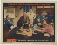 5b862 THEM LC #4 1954 James Arness, James Whitmore & Edmund Gwenn discussing plan with others!