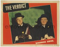 5b938 VERDICT LC #8 1946 close up of Peter Lorre & Sydney Greenstreet, directed by Don Siegel!