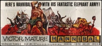 5c082 HANNIBAL 24sh 1960 Rehberger art of barechested warrior Victor Mature, Edgar Ulmer directed!