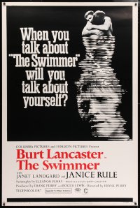 5c486 SWIMMER 40x60 1968 Burt Lancaster, directed by Frank Perry, will you talk about yourself?