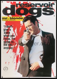 5c266 RESERVOIR DOGS group of 2 39x55 English commercial posters 1992 Quentin Tarantino, Keitel & Madsen!