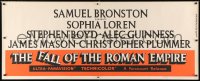 5c533 FALL OF THE ROMAN EMPIRE paper banner 1964 Anthony Mann, Sophia Loren, cool title design!