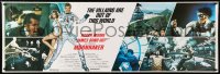 5c540 MOONRAKER paper banner 1979 Roger Moore as James Bond, Daniel Goozee art!
