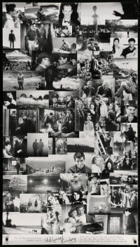 5c293 HOLLYWOOD ENDING 28x50 special poster 2002 Woody Allen, final frames from 52 different movies