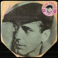 5c136 HUMPHREY BOGART 18x18 jigsaw puzzle 1970s great close-up image of Bogart wearing a hat.