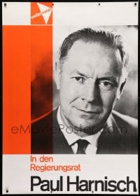 5c220 IN DEN REGIERUNGSRAT PAUL HARNISCH 36x50 Swiss political campaign 1960s vote for him!