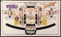 5c129 SPACEBALLS 18x30 special cutout 1987 Brooks spoof, you can wear the Winnebago like a hat!