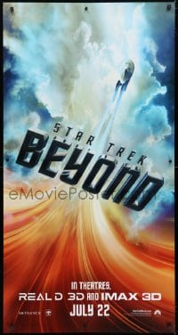 5c304 STAR TREK BEYOND DS 26x50 special poster 2016 image of the Starship Enterprise in flight!