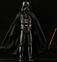 5c044 STAR WARS action figure 1978 George Lucas sci-fi classic toy, Darth Vader with lightsaber!