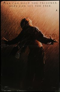 5c069 SHAWSHANK REDEMPTION standee 1994 Tim Robbins, Morgan Freeman, written by Stephen King!