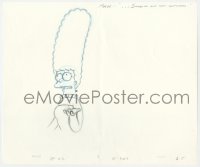 5d066 SIMPSONS animation art 2000s cartoon pencil drawing of Marge holding her hand out!