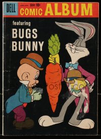 5d086 BUGS BUNNY #6 comic book 1959 h'es holding an enormous carrot by Elmer Fudd!