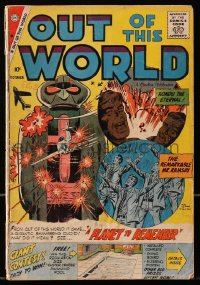 5d094 OUT OF THIS WORLD vol 1 #15 comic book 1959 cool science fiction fantasy series!