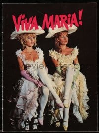 5d379 VIVA MARIA Danish program 1966 Louis Malle, sexy Brigitte Bardot & Jeanne Moreau, different!