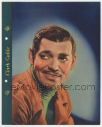 5d009 CLARK GABLE Dixie ice cream premium 1937 great portrait of the handsome MGM leading man!