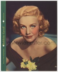 5d012 MADELEINE CARROLL Dixie ice cream premium 1936 close up in pretty gown with bare shoulders!
