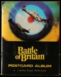 5d034 BATTLE OF BRITAIN Scottish 7x9 postcard album 1969 includes 31 full-color postcards!