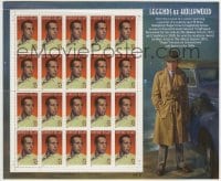 5d042 HUMPHREY BOGART Legends of Hollywood stamp sheet 1997 contains 20 uncut postage stamps!