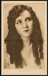 5d147 MARY PHILBIN English 4x6 postcard 1920s head & shoulders portrait of the silent actress!