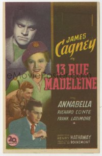 5d388 13 RUE MADELEINE Spanish herald 1948 James Cagney, Annabella, Richard Conte, different!