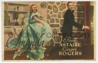 5d477 CAREFREE Spanish herald 1944 c/u of Fred Astaire & Ginger Rogers dancing, Irving Berlin